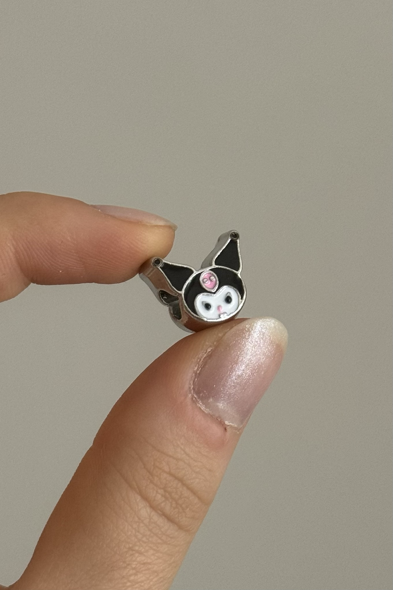 Kuromi Charm Gümüş Kaplama