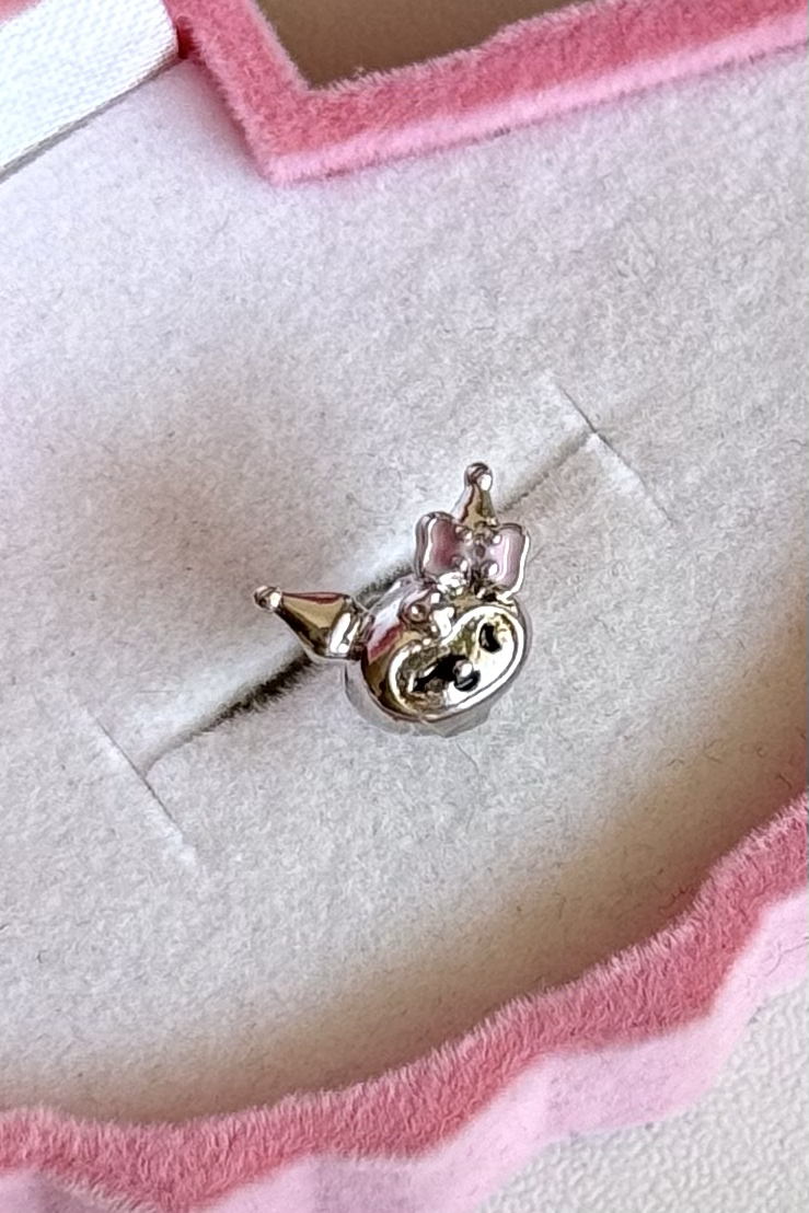 Kuromi Piercing / Tekli Küpe 316L Çelik
