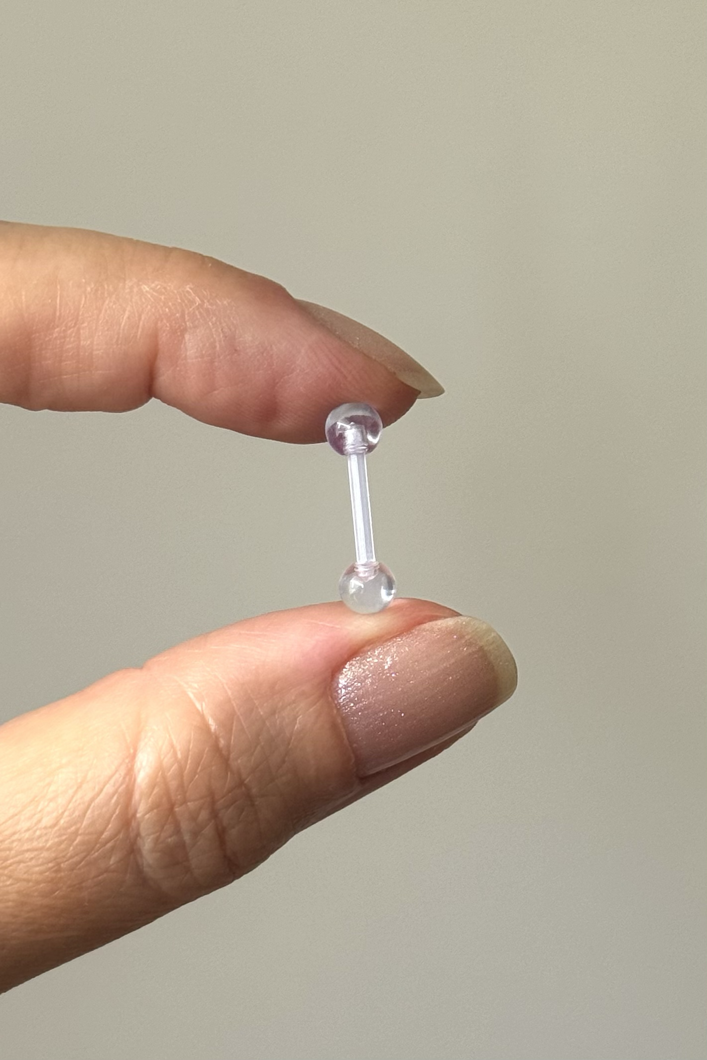 Piercing Göğüs Bioplast 5mm Top Boy: 10mm