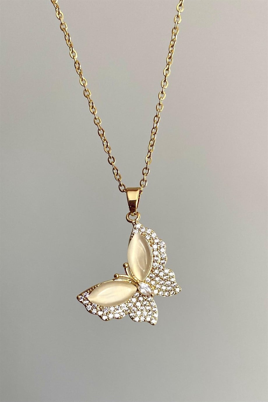 Soft Mariposa Kolye | Çelik