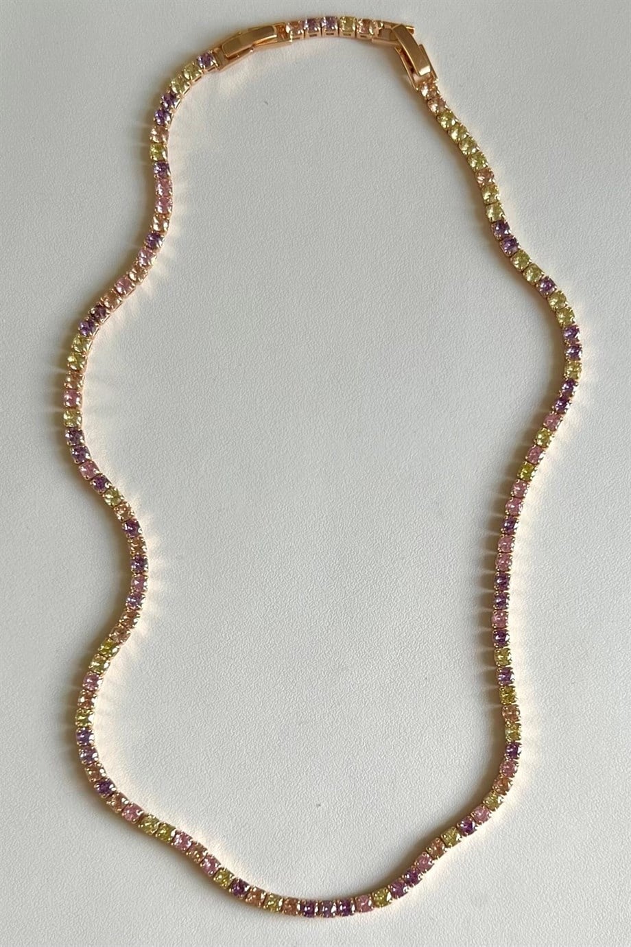 Soft Rainbow Suyolu Kolye 3 MM | VIP