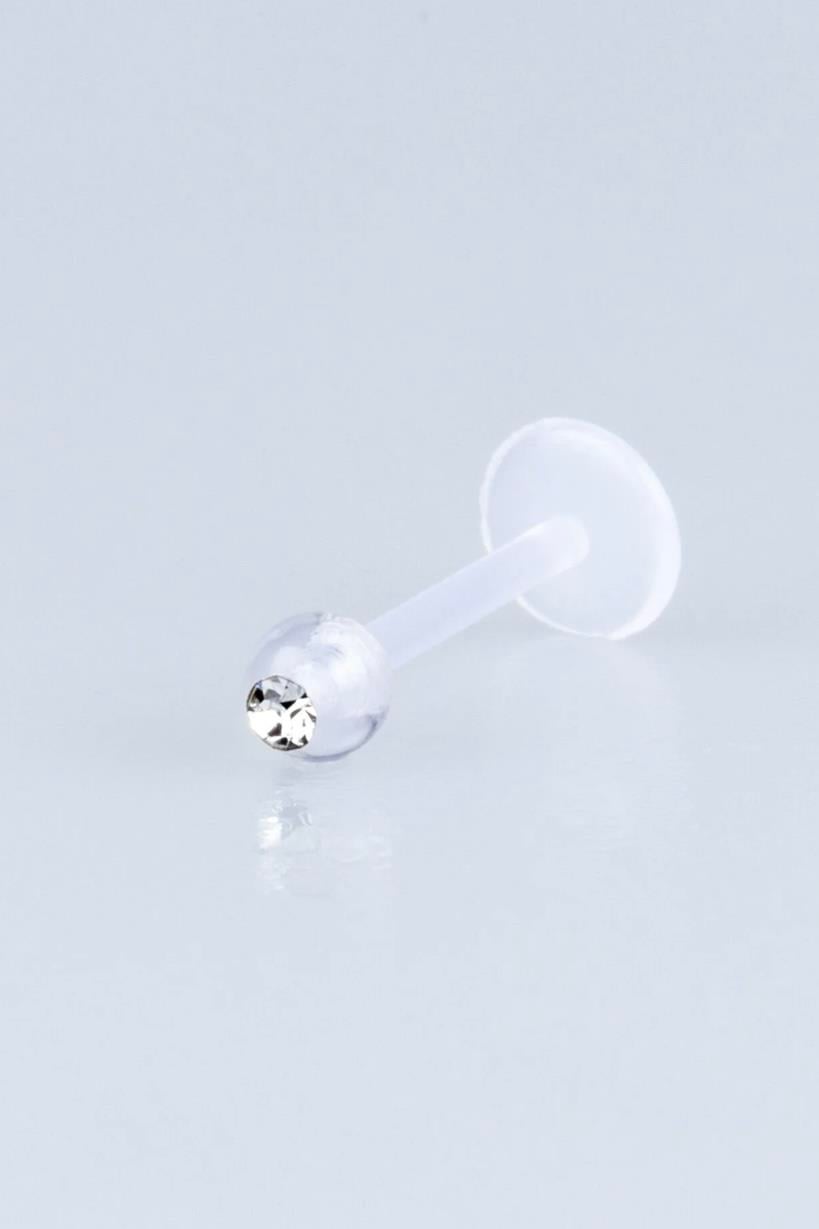 Taşlı Bioplast Piercing 8 MM