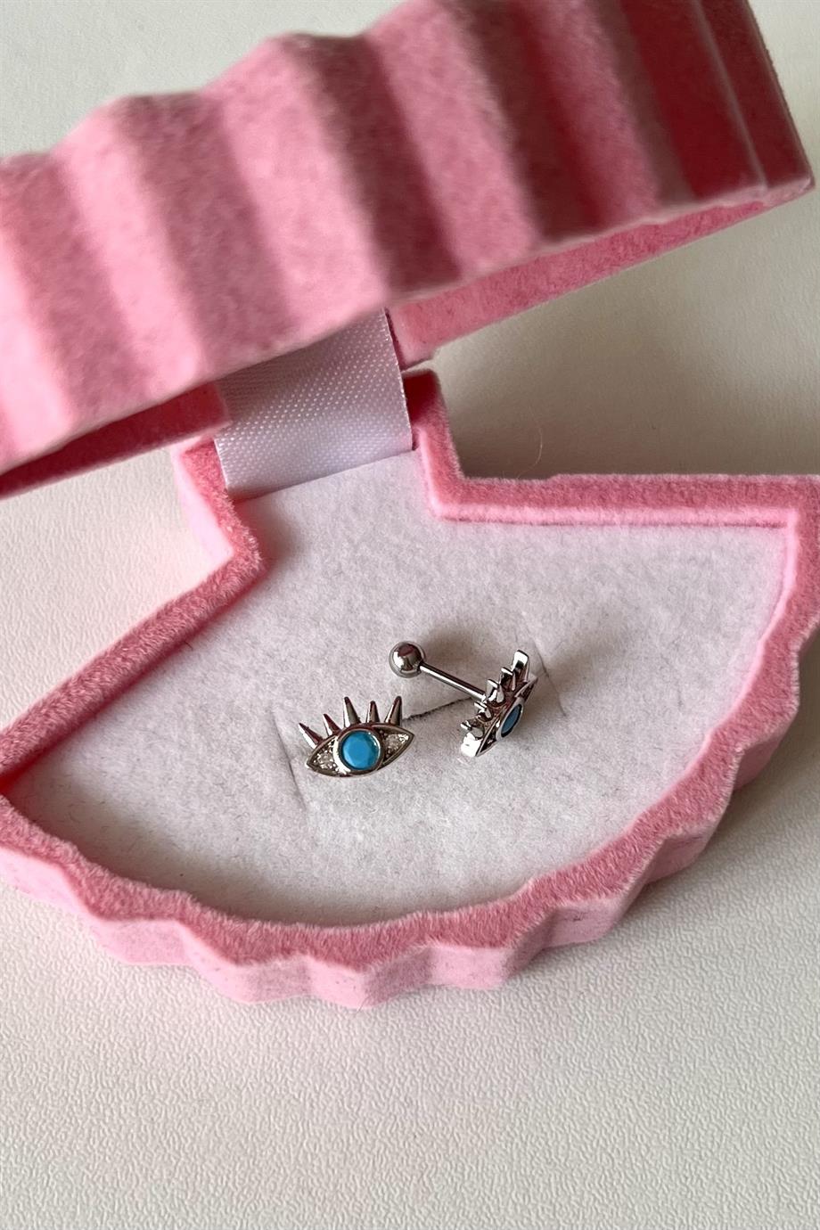 Taşlı Göz Piercing | Cerrahi Çelik