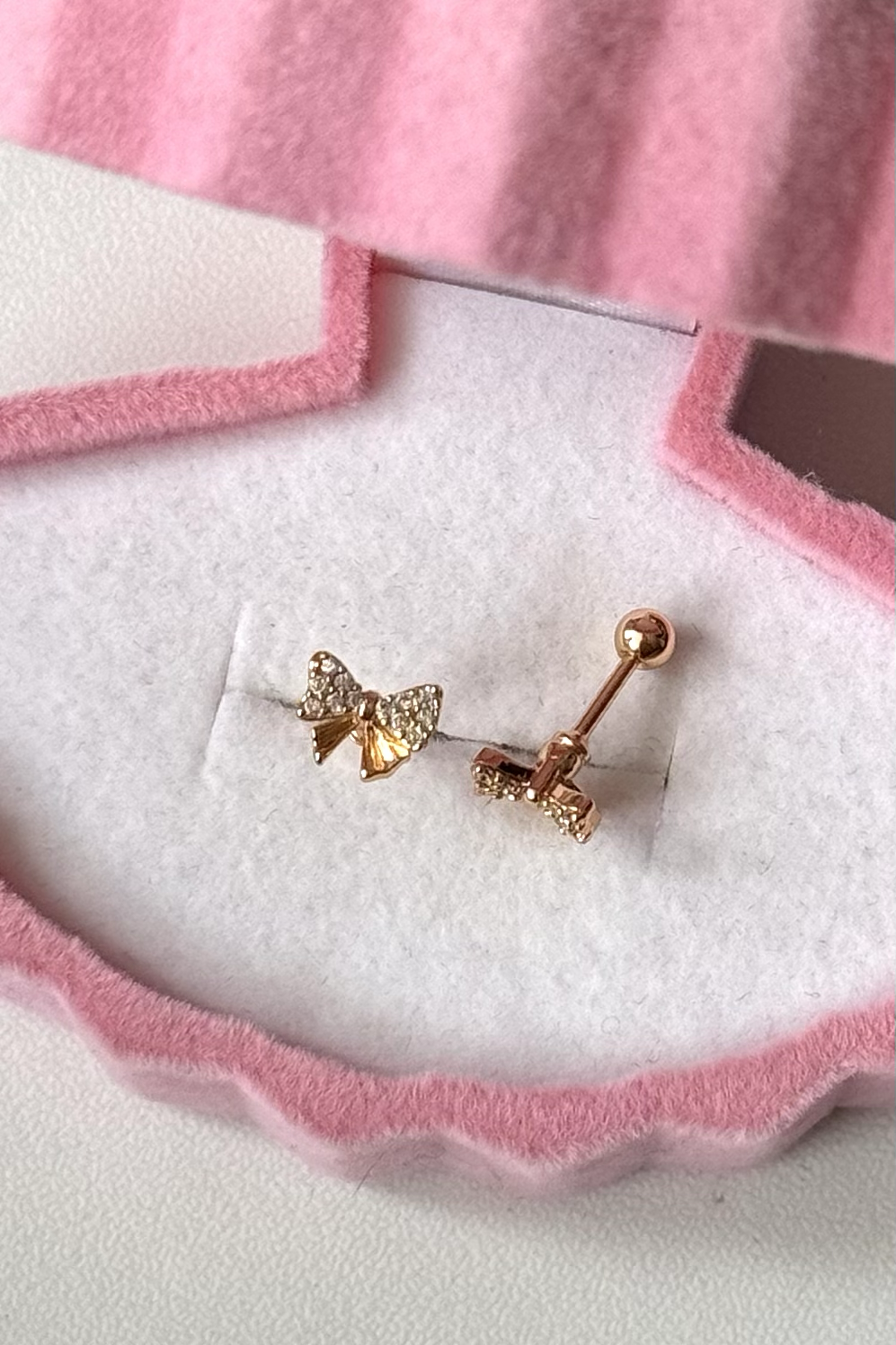 Taşlı Kurdele Piercing Cerrahi Çelik