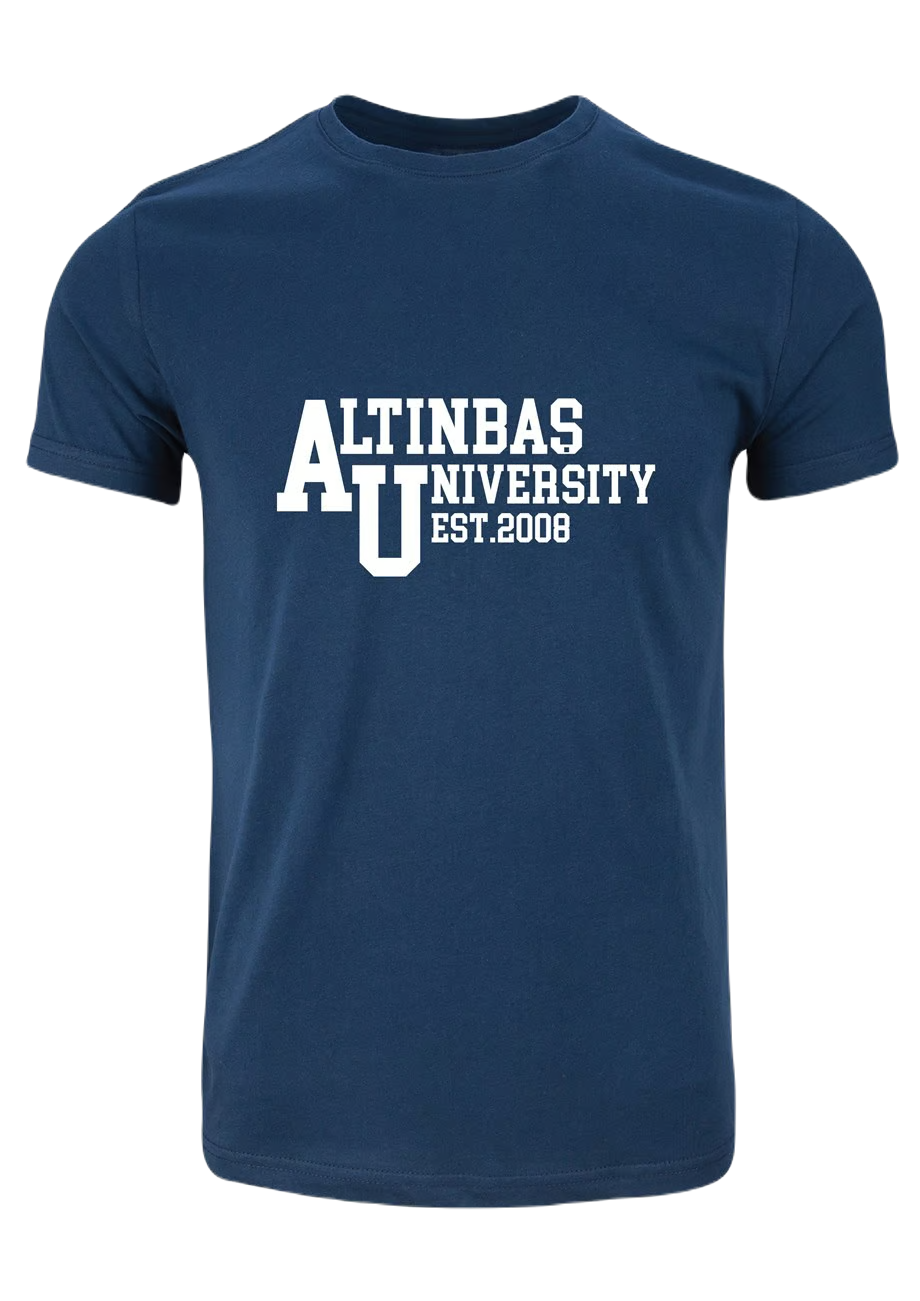 Düz Est Bisiklet Yaka T-Shirt Lacivert / Plain Est Crew Neck T-Shirt Navy Blue