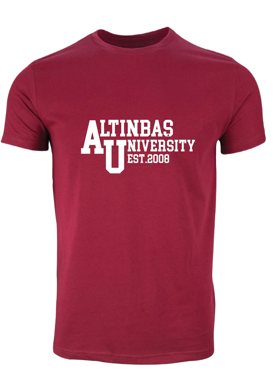 Düz Est Bisiklet Yaka T-Shirt Kırmızı / Plain Est Crew Neck T-Shirt Red