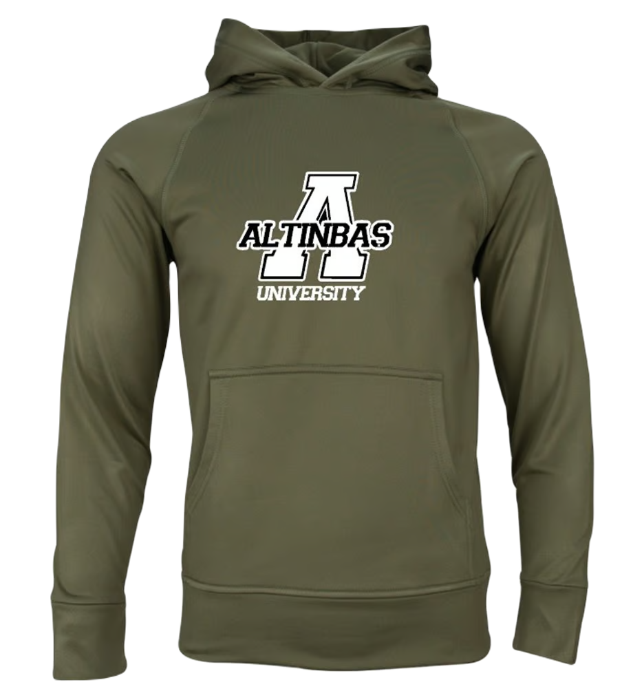 Fleece Hoodie Haki Yeşil / Fleece Hoodie Khaki Green