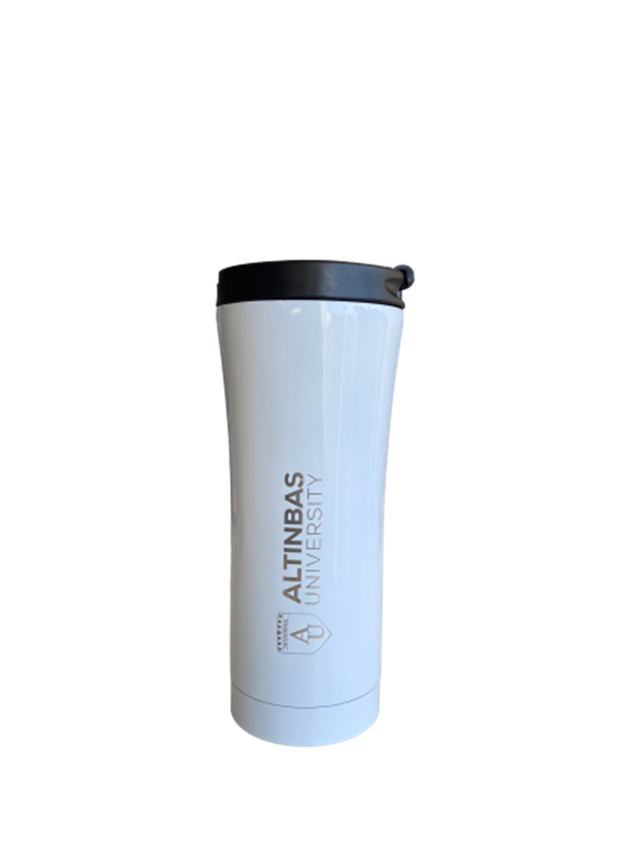 Kapaklı Termos Beyaz / Thermos With Lid WhiteKapaklı Termos Beyaz / Thermos With Lid White