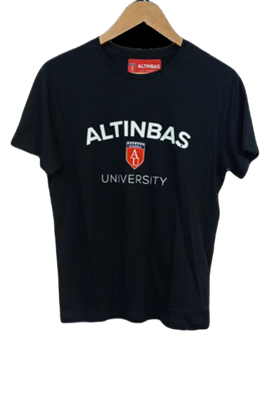 Altınbaş Logo Bisiklet Yaka T-Shirt Lacivert / Altınbaş Logo Crew Neck T-Shirt Navy Blue