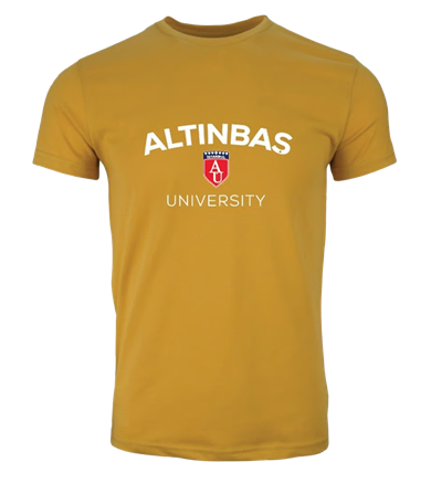 Altınbaş Logo Bisiklet Yaka T-Shirt Turuncu / Altınbaş Logo Crew Neck T-Shirt Orange