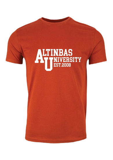 Düz Est Bisiklet Yaka T-Shirt Turuncu / Plain Est Crew Neck T-Shirt Orange