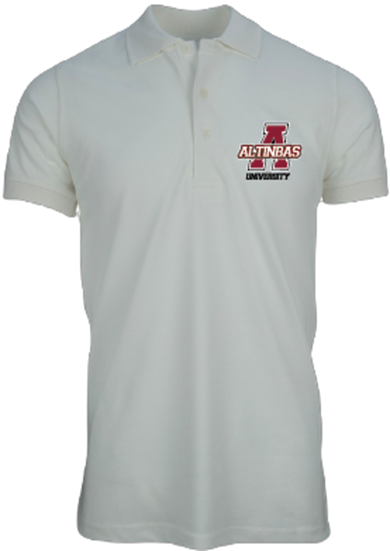 Flamlı Polo Yaka T-Shirt Açık Gri / Flamed Polo Neck T-Shirt Light Gray