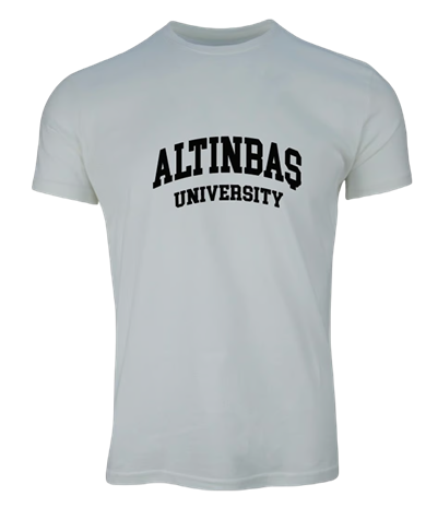 İç Bükey Bisiklet Yaka T-Shirt Beyaz / Concave Crew Neck T-Shirt White