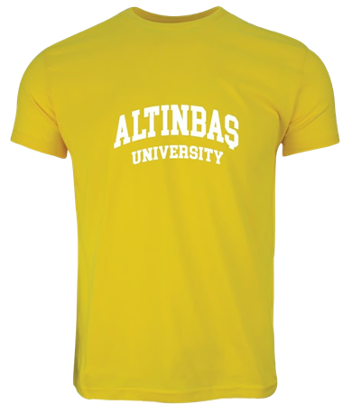 İç Bükey Bisiklet Yaka T-Shirt Hardal / Concave Crew Neck T-Shirt Mustard