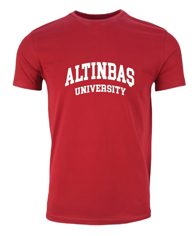 İç Bükey Bisiklet Yaka T-Shirt Kırmızı / Concave Crew Neck T-Shirt Red