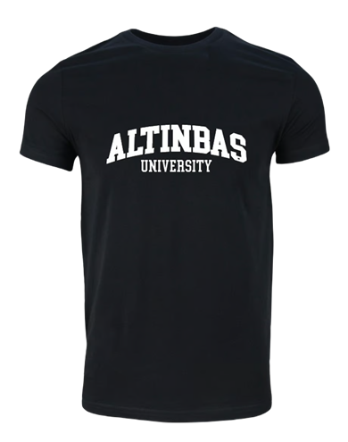 İç Bükey Bisiklet Yaka T-Shirt Siyah / Concave Crew Neck T-Shirt Black