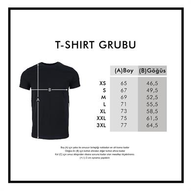 İç Bükey Est-2008 Bisiklet Yaka T-Shirt Siyah / Concave Est-2008 Crew Neck T-Shirt Black