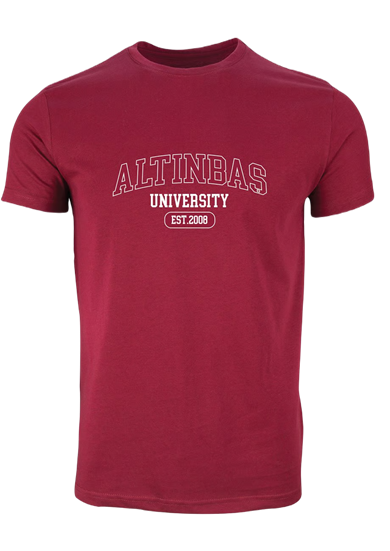 İç Bükey Est-2008 Bisiklet Yaka T-Shirt Kırmızı / Concave Est-2008 Crew Neck T-Shirt Red