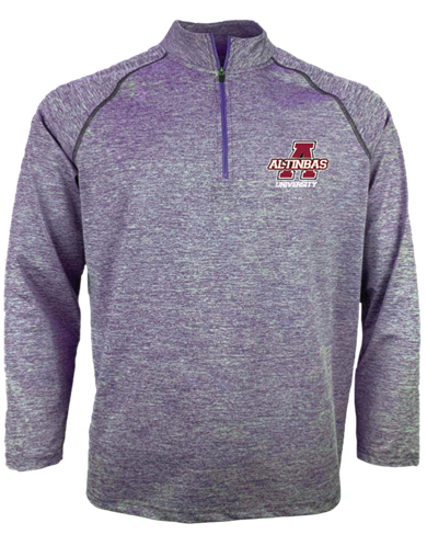 Spor Yarım Fermuarlı Mor / Sport Half Zipper Purple