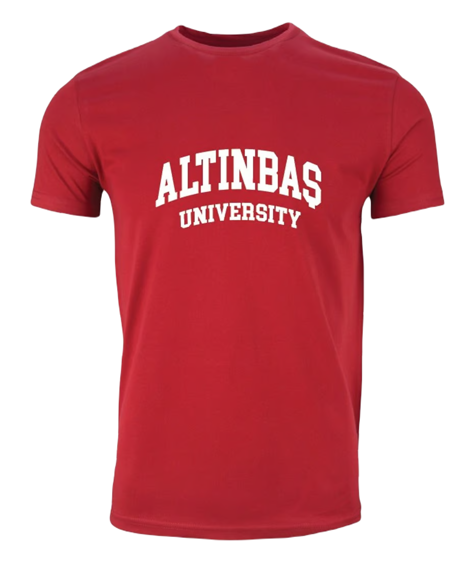 İç Bükey Bisiklet Yaka T-Shirt Kırmızı / Concave Crew Neck T-Shirt Redİç Bükey Bisiklet Yaka T-Shirt Kırmızı / Concave Crew Neck T-Shirt Red