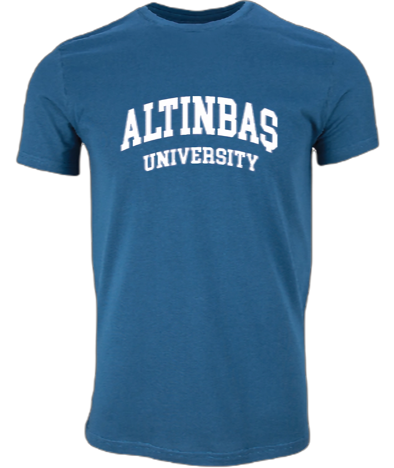 İç Bükey Bisiklet Yaka T-Shirt Mavi / Concave Crew Neck T-Shirt Blueİç Bükey Bisiklet Yaka T-Shirt Mavi / Concave Crew Neck T-Shirt Blue