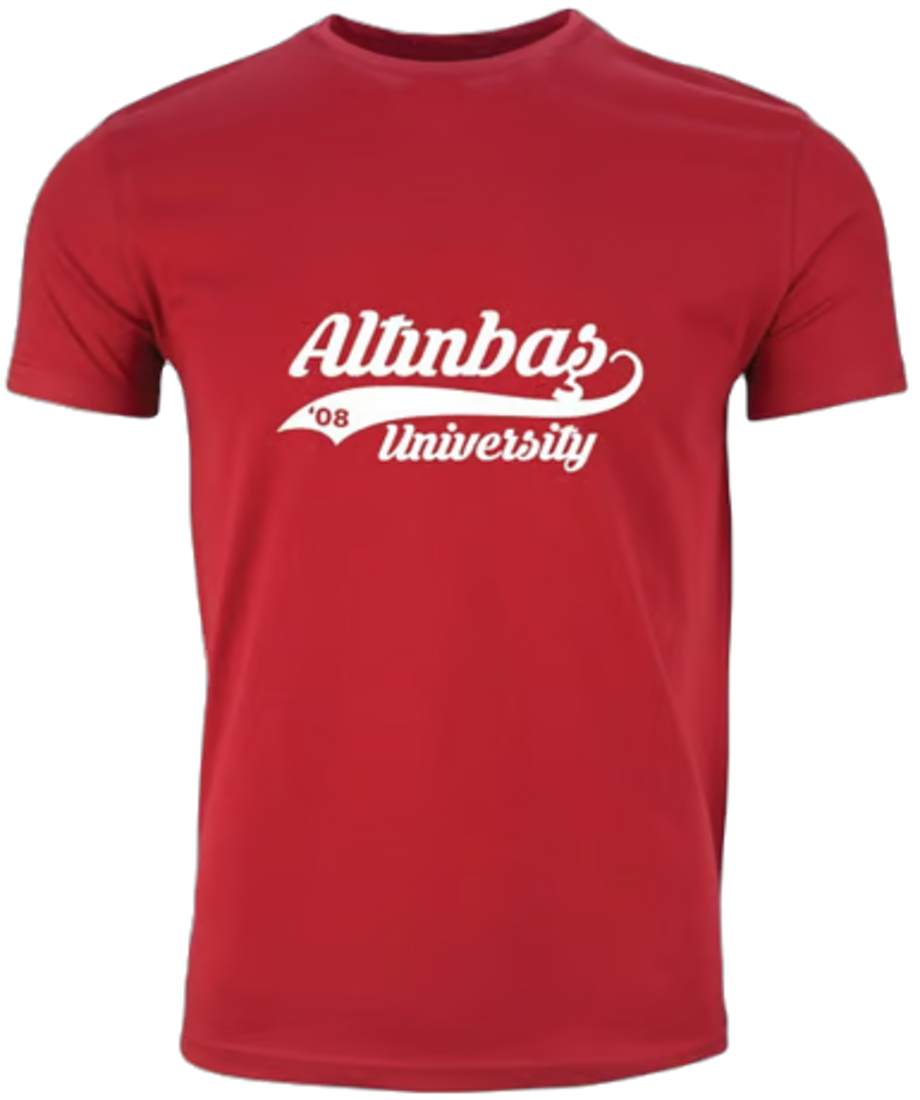 Kuyruklu Yazı Bisiklet Yaka T-Shirt Kırmızı / Tailed Letter Crew Neck T-Shirt RedKuyruklu Yazı Bisiklet Yaka T-Shirt Kırmızı / Tailed Letter Crew Neck T-Shirt Red