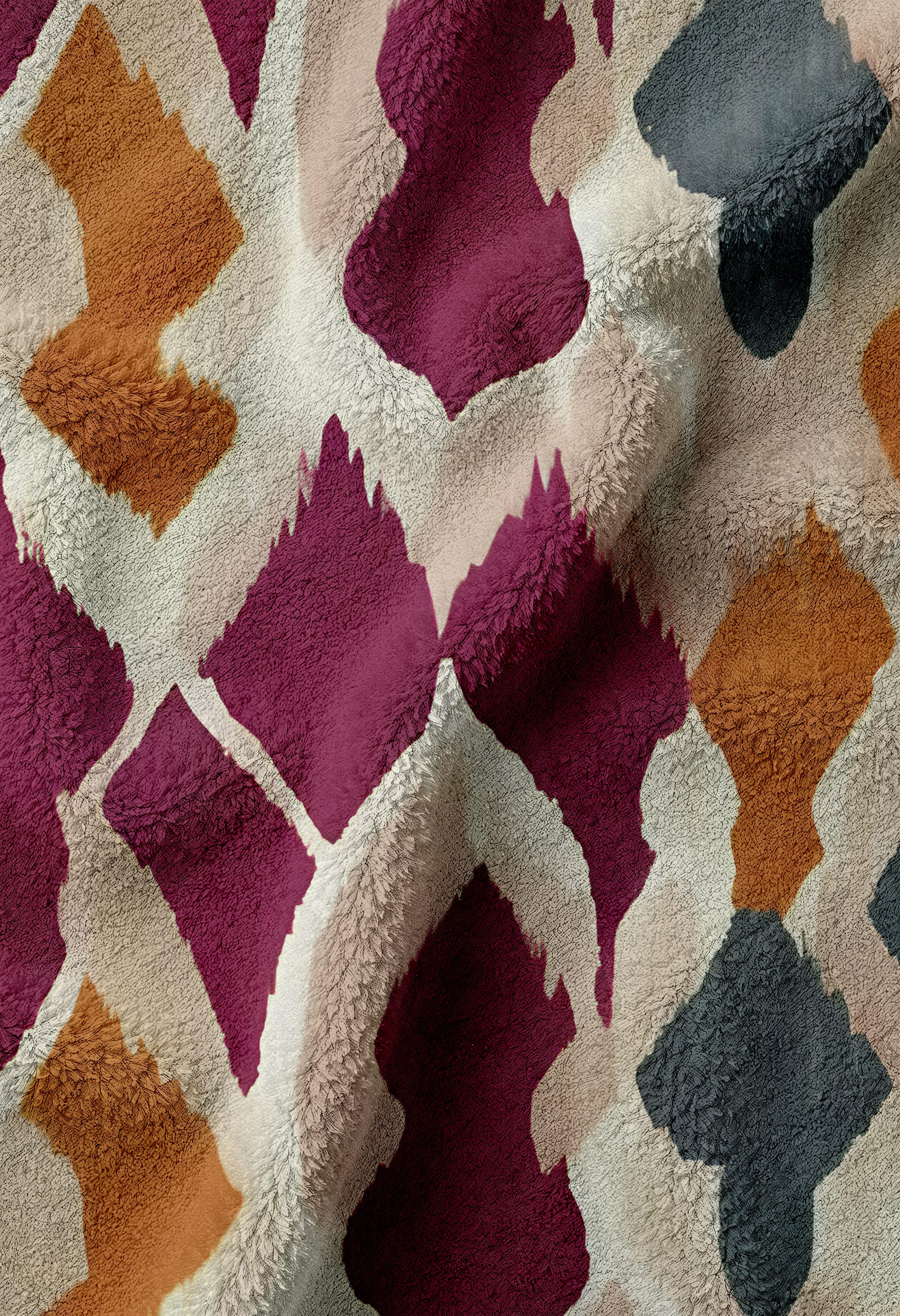 Batik Desenli Renkli Yüksek Su Emici 70x150cm Plaj Havlusu