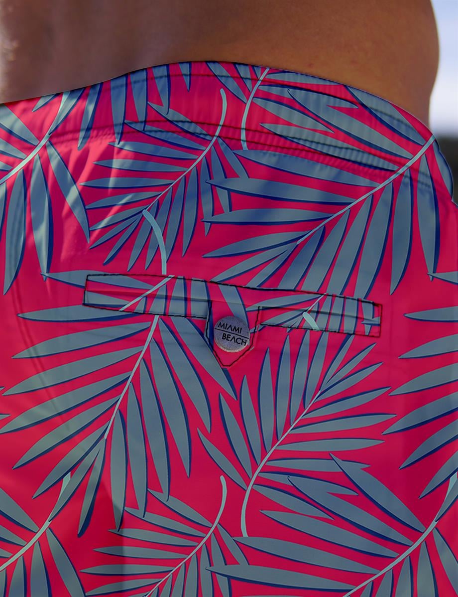 Baskılı Erkek Deniz Şortu