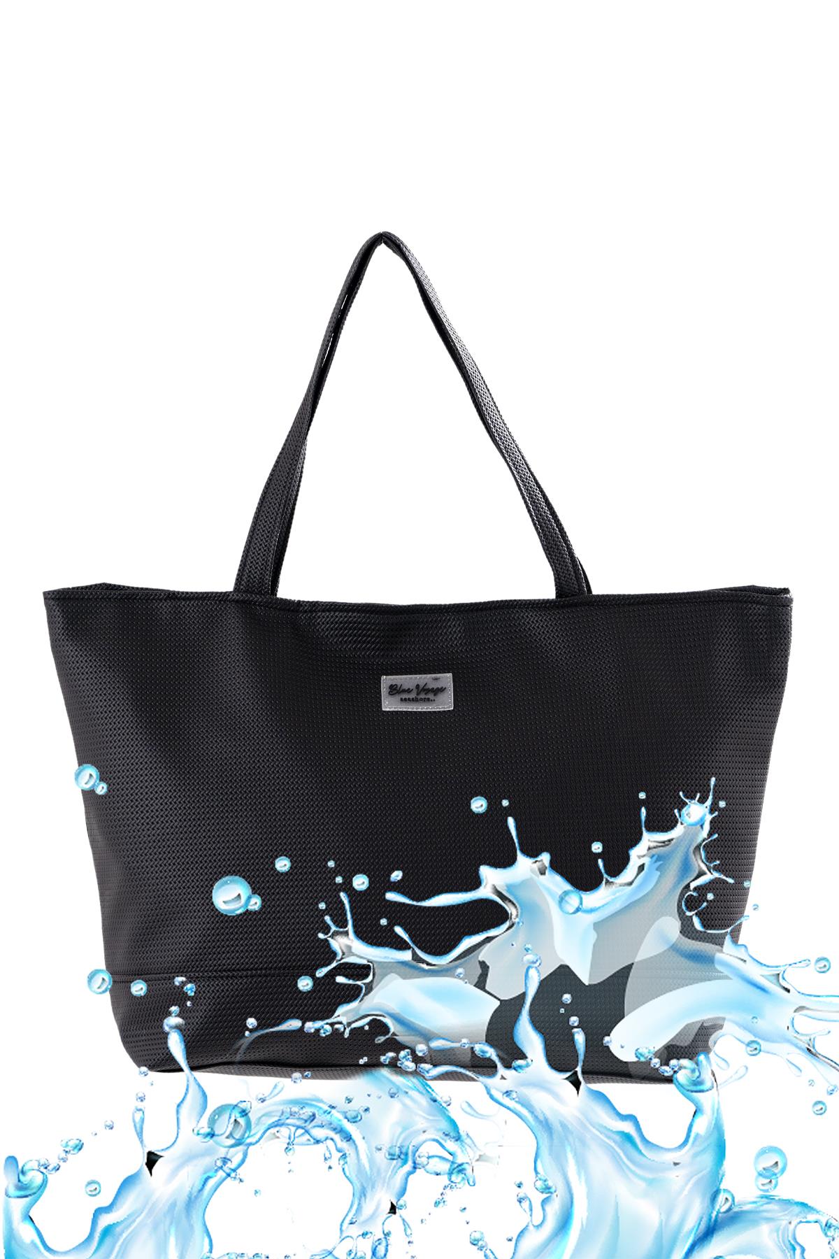 Astarlı , İç cepli Plaj Deri Çantası Günlük , Gezi Alışveriş Kullanımına Uygun