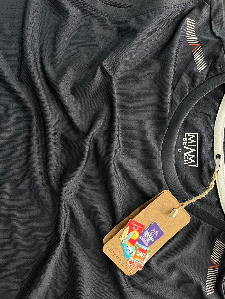 Antrasit Sıfır Kol Erkek T shirt