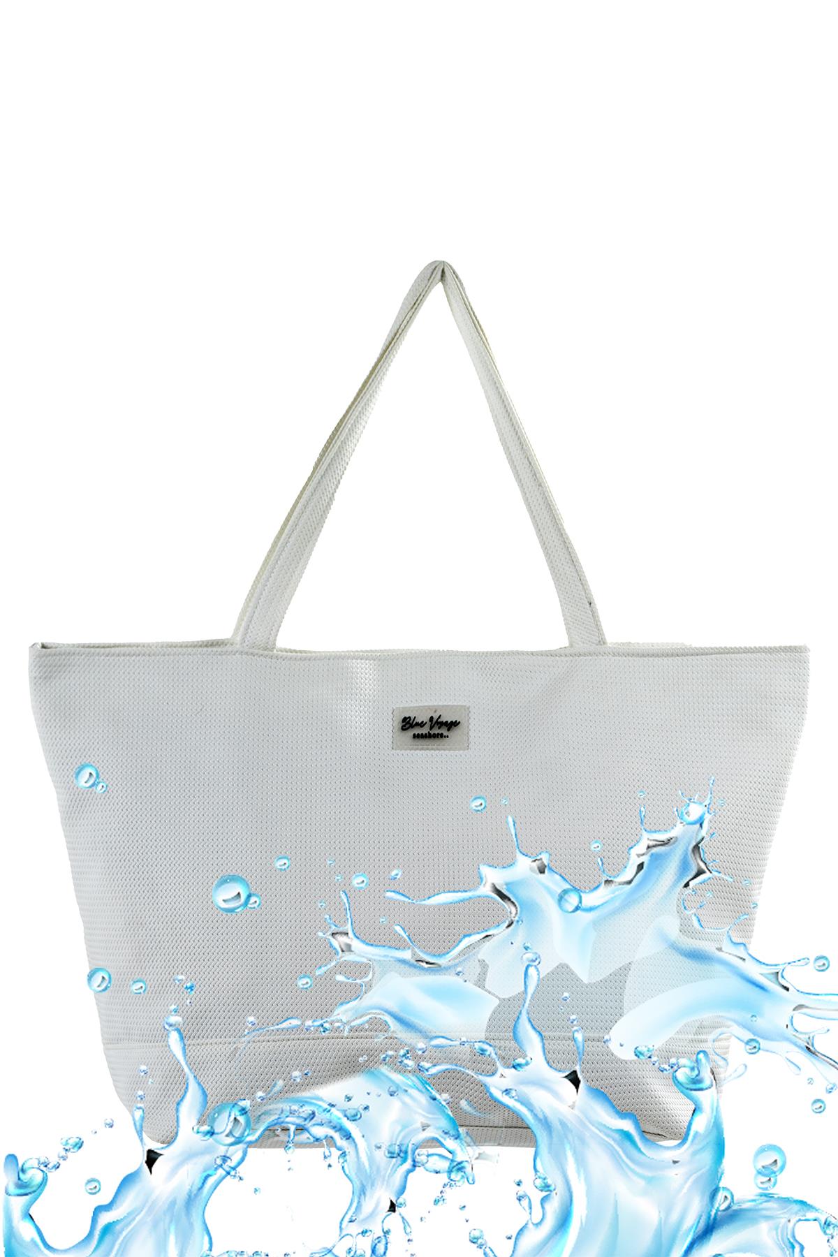 Astarlı , İç cepli Plaj Deri Çantası Günlük , Gezi Alışveriş Kullanımına Uygun