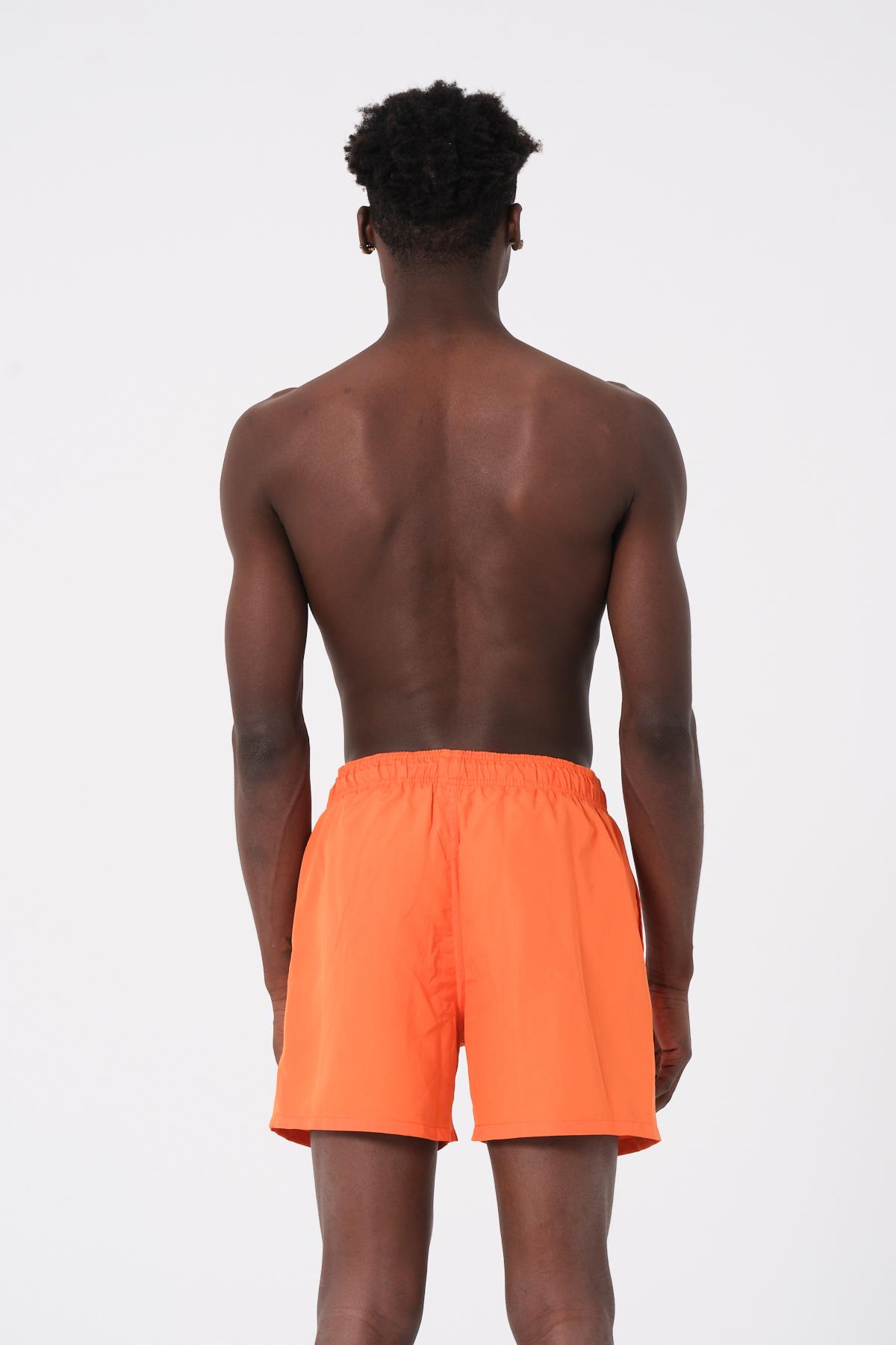 DAAG Oranj Düz Renk Standart Boy Erkek Deniz ve Havuz Şortu 