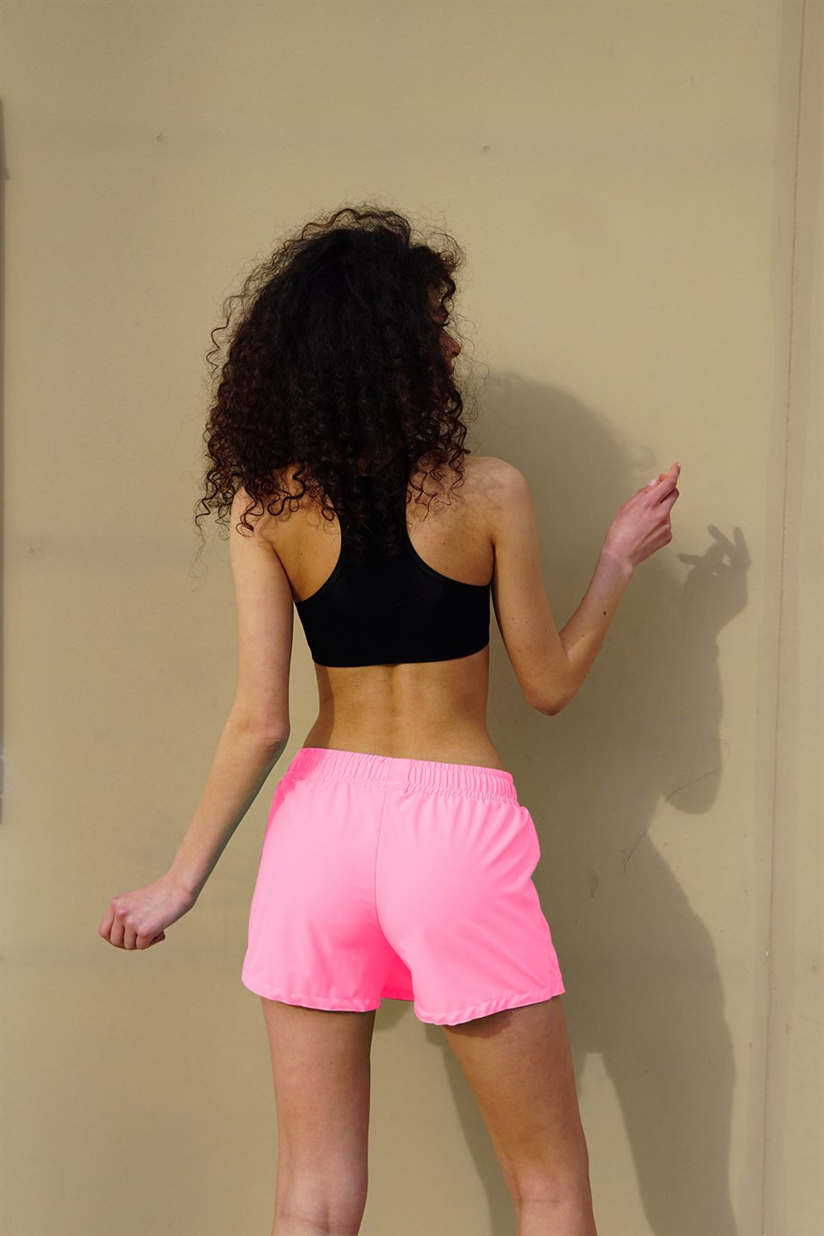 Pembe Mini Boy Kadın Şort Etek 