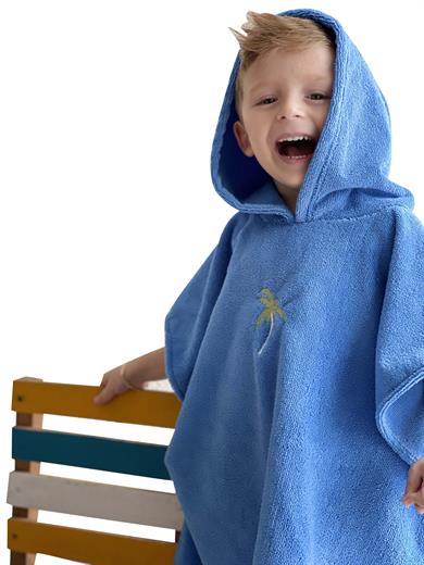 Nakış Detaylı Çocuk Panço Havlu 