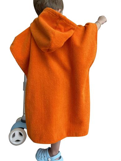 Nakış Detaylı Çocuk Panço Havlu 