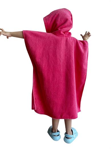 Nakış Detaylı Çocuk Panço Havlu 