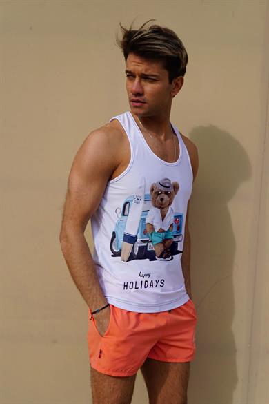 Dijital Baskılı Erkek Atlet 