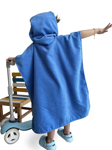 Nakış Detaylı Çocuk Panço Havlu 