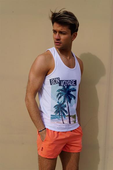 Dijital Baskılı Erkek Atlet 