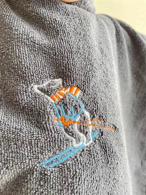 Nakış Detaylı Çocuk Panço Havlu 