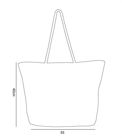 Marin Çapa Desenli Kalın Malzemeli,Geniş Hacimli Kadın Plaj Çantası