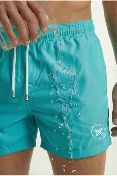 Mint Yeşili Mini Boy Erkek Mayo Deniz Şortu