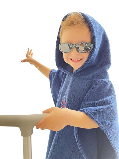 Nakış Detaylı Çocuk Panço Havlu 