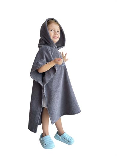 Nakış Detaylı Çocuk Panço Havlu 