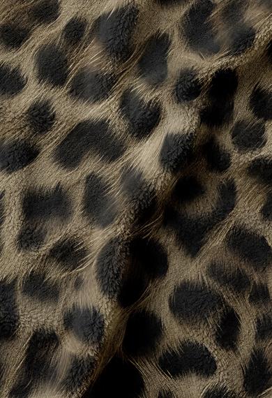 Leopar Desenli Yüksek Su Emici 70x150cm Plaj Havlusu