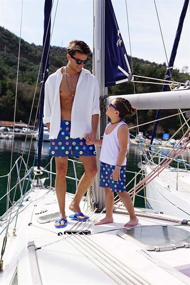 Dijital Baskılı Çocuk Deniz Şortu