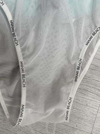 Siyah Desenli Uzun Boy Erkek Mayo Deniz ve Havuz Şortu 