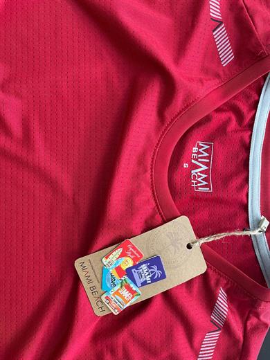 Kırmızı Sıfır Kol Erkek T shirt