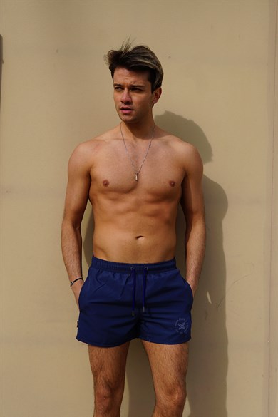 Lacivert Mini Boy Erkek Mayo Deniz Şortu