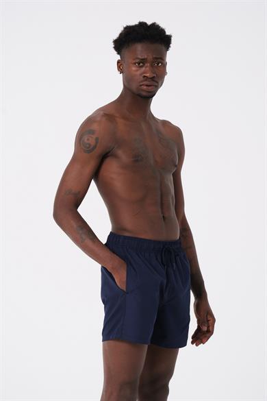 DAAG Lacivert Düz Renk Standart Boy Erkek Deniz ve Havuz Şortu 